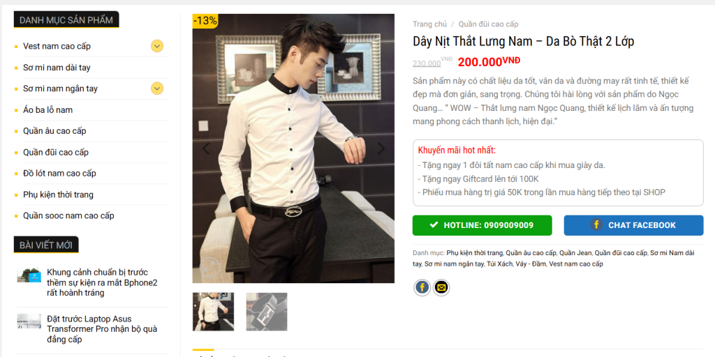 chi tiêt web thoi trang