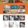 giao diện web thiết bị vệ sinh, bồn cầu chuyên nghiệp