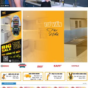 Theme wordpress bếp, bếp gas, bếp từ, bếp âm